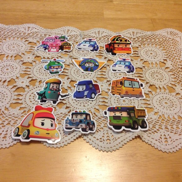 Kid's car stickers bundle, Poli - Picture 1 of 4